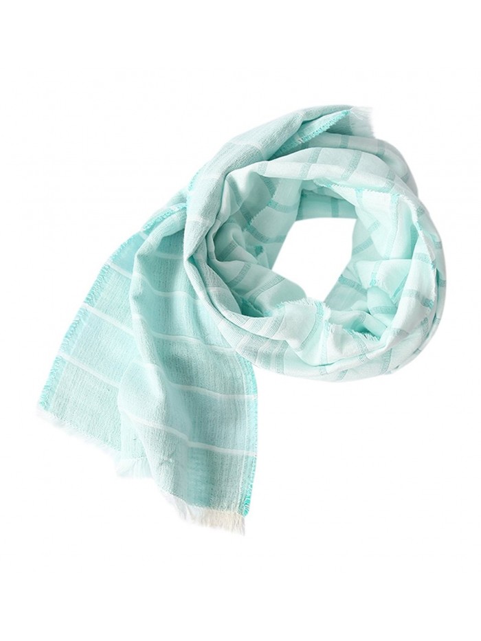 Cotton Scarf Shawl Wrap Soft Lightweight Scarves And Wraps For Men And Women. - Mint - CR12DTC61Q9