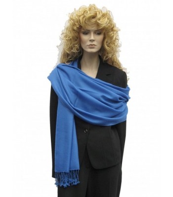 Scarf/Shawl/Wrap/Stole/Pashmina Shawl in solid color from Cashmere Pashmina Group (Regular Size) - CQ1124FPKWJ