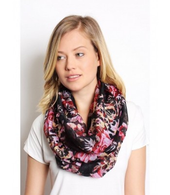 Fashion Womens Floral Infinity Scarf in Fashion Scarves