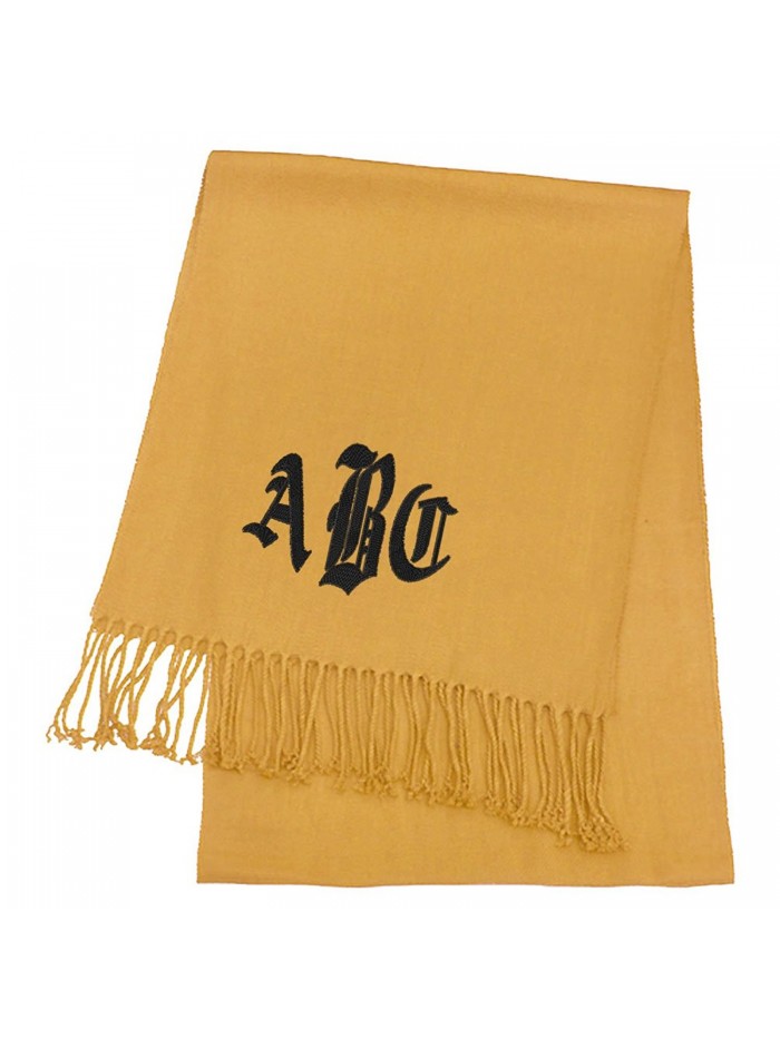 KYS Womens Personalized Cashmere Feel Scarf - Camel - CV187A3CMC6