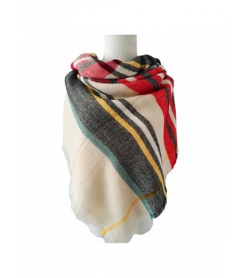 Large Plaid Winter Blanket Cashmere in Fashion Scarves