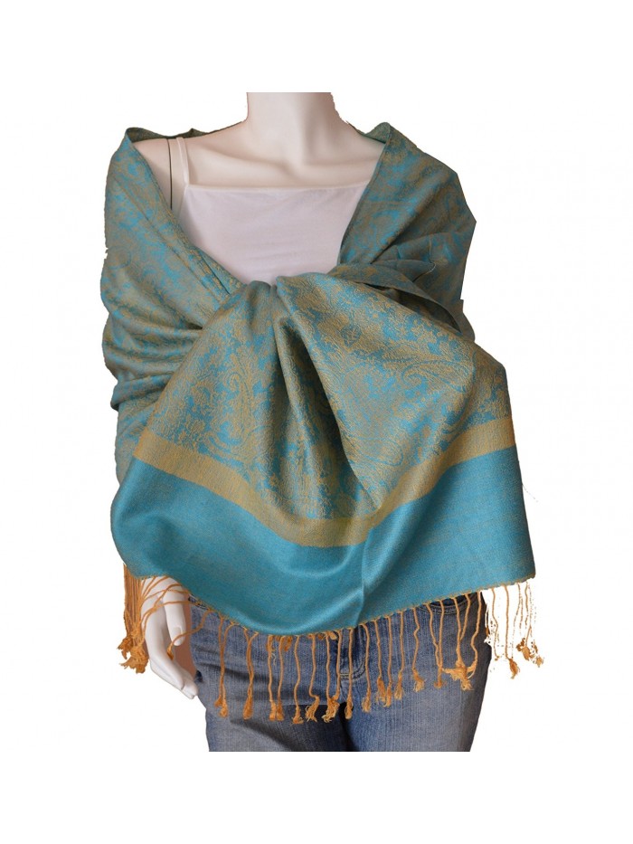 Jacquard Pashmina Paisley Shawl LF - CU113GTQMER