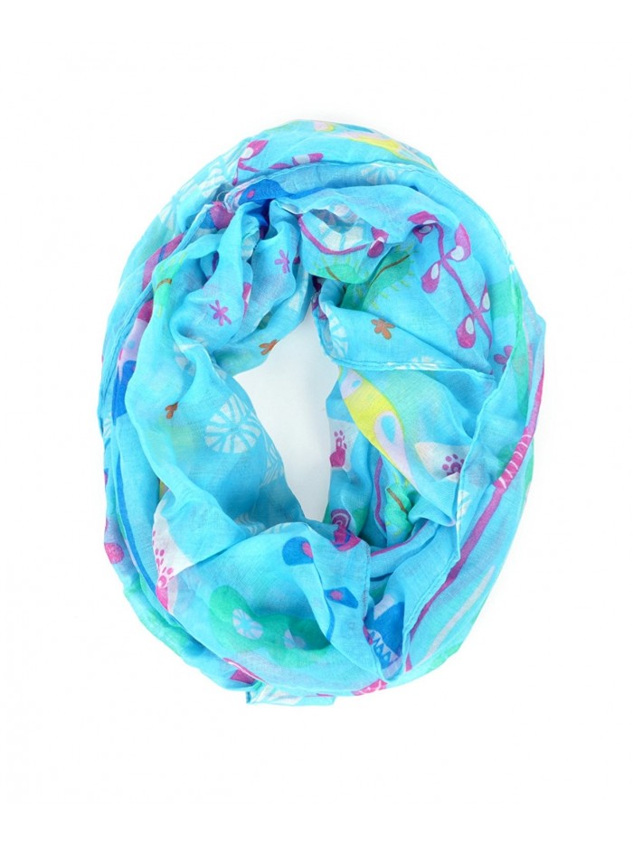 The Botany Viscose Infinity Scarf - Ocean Blue - CH11K53F2C5