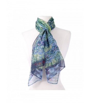 Galleria Monet Japanese Bridge Scarf - C412O5C4V17