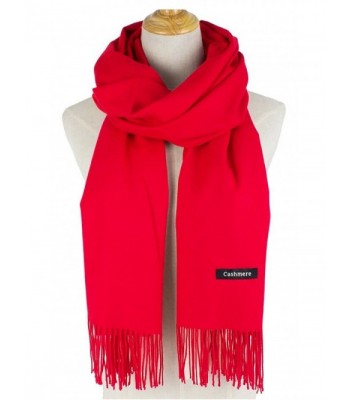 Amourri Stylish Warm Scarf Light Weight Wrap Shawl Winter Blanket - Red - CC185H23XIG