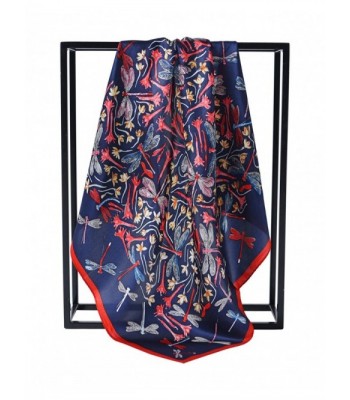 Square Faurn Mulberry Bandana Dragonfly in Fashion Scarves