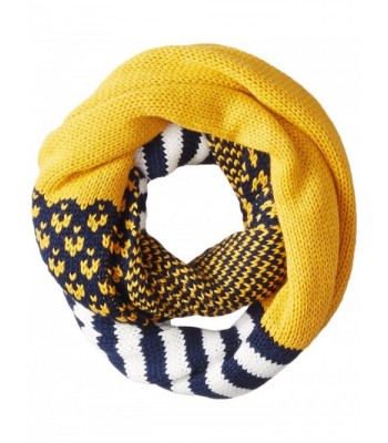 Keds Women's Multi-Pattern Infinity Scarf - Golden Glow - CC11A4DVC1Z