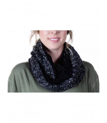 Tahari Marled Infinity Scarf Black