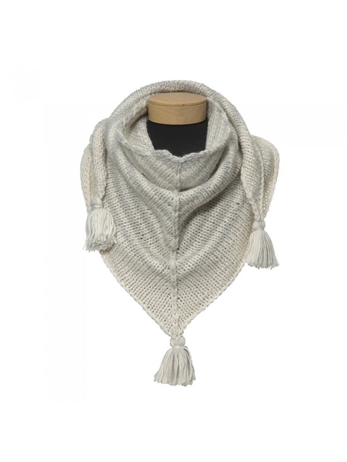 Sweet Turns Women's Triangle Scarf - Grey - CN11ZCZ7WOH