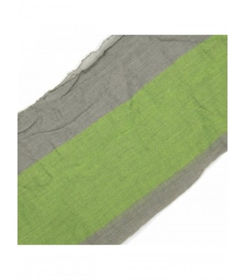 Bucasi Slate Lime Stripe Scarf