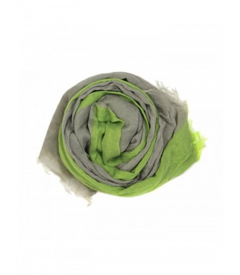 Bucasi Slate Lime Stripe Scarf in Fashion Scarves