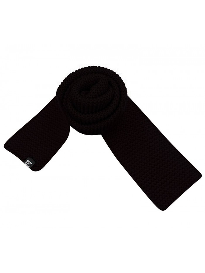 Knitted Scarf Fashion Toddler Girls Womens - Black - CJ187QYMOZE Knitted Scarf Fashion Toddler Girls Womens - Black - CJ187QYMOZE