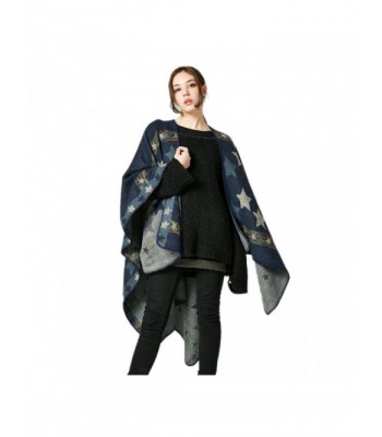 Poncho Jelinda Ladise Winter Knitted in Fashion Scarves