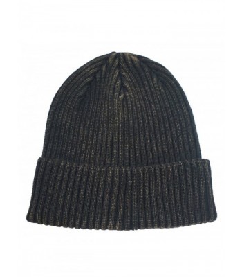 Home Prefer Retro Winter Beanie Skull Cap Warm Knit Cotton Hat For Men and Women - Black - C0188T2K272