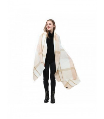 Natural feelings Womens Fashionable Off White in Cold Weather Scarves & Wraps