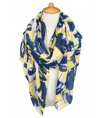 GERINLY Womens Scarves Leaves Flower