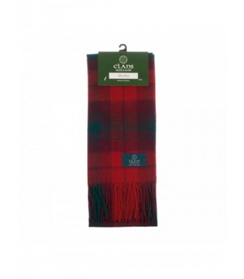 Clans Of Scotland Pure New Wool Scottish Tartan Scarf Macnab (One Size) - CP123H3AQPV