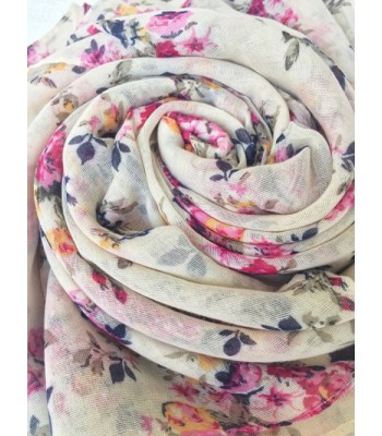 Clover Womens Floral Scarves Fashion