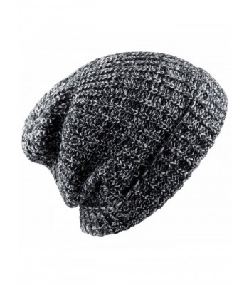 moonsix Beanie Hats For Men Women-Baggy Knit Ski Warm Slouchy Cap - E-style 2-grey White - C7187T2Z0O7