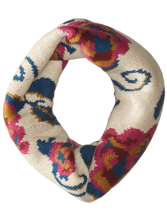 Muk Luks Women's Happy Glamper Funnel Scarf-Secret Floral - Vanilla - CW12F55SCG5