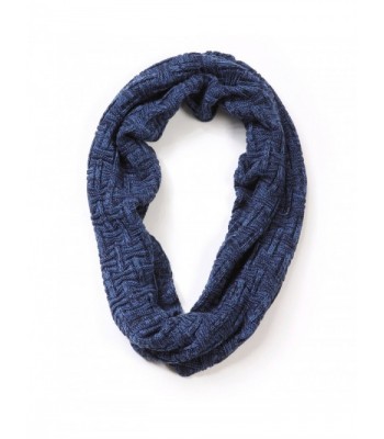 EUPHIE YING Womens Infinity Scarf Blue in Cold Weather Scarves & Wraps