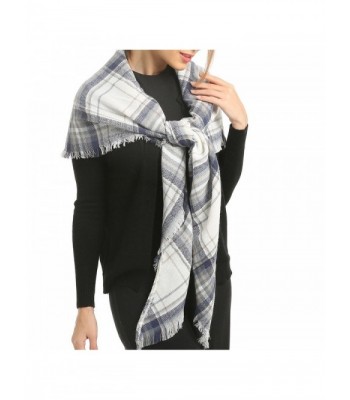 Blanket Scarf Poncho Plaid Women