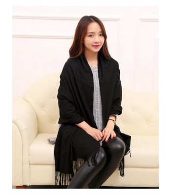 Anboor Cashmere Blanket Scarf Black