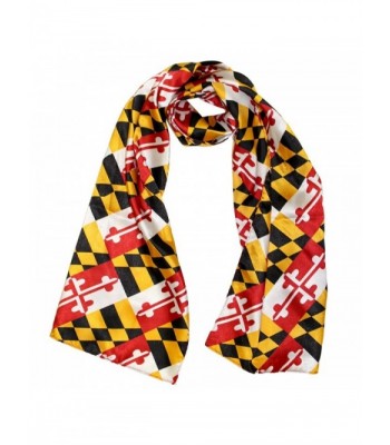 Route One Apparel Silk Maryland Flag Scarf - CB120RRO887