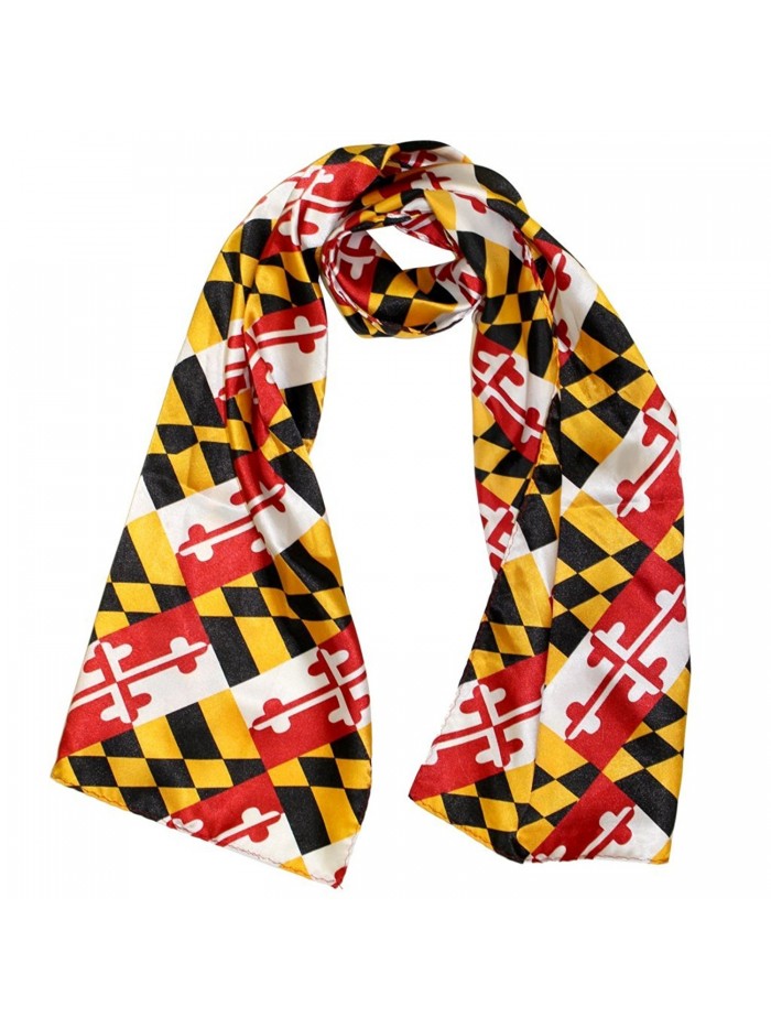 Route One Apparel Silk Maryland Flag Scarf - CB120RRO887