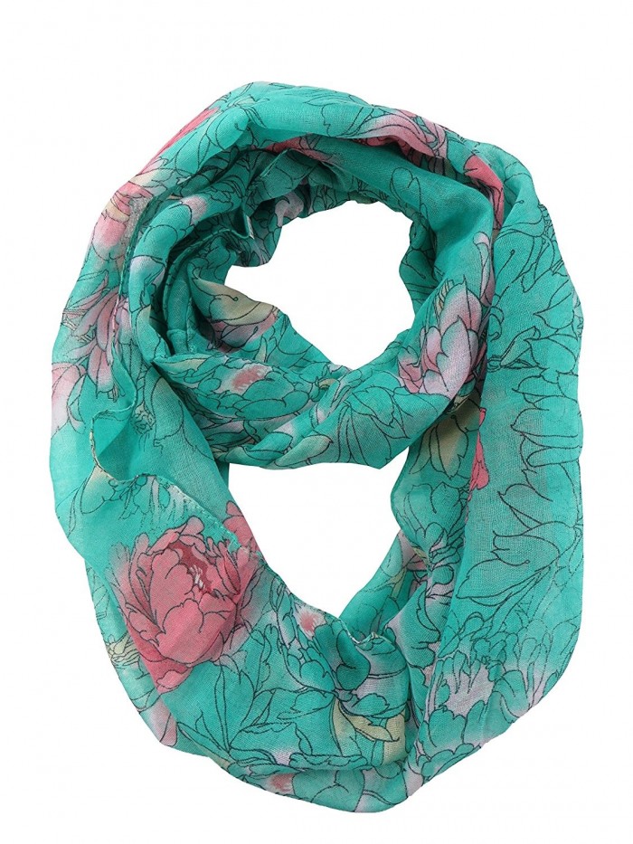 abstract flower infinity scarf Cheap Infinity Loop scarf - CQ12NQZB6XV