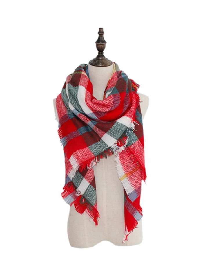 Spring fever Winter Soft Fashion Tartan Checked Plaid Warm Lattice Large Scarf - A27 - C512LA9W805