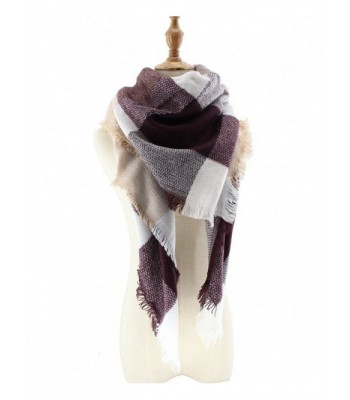 Jiao Miao Warm Blanket Scarves Elegant Soft Scarf Wrap Shawl - 161101-brown - C318699Q07Q