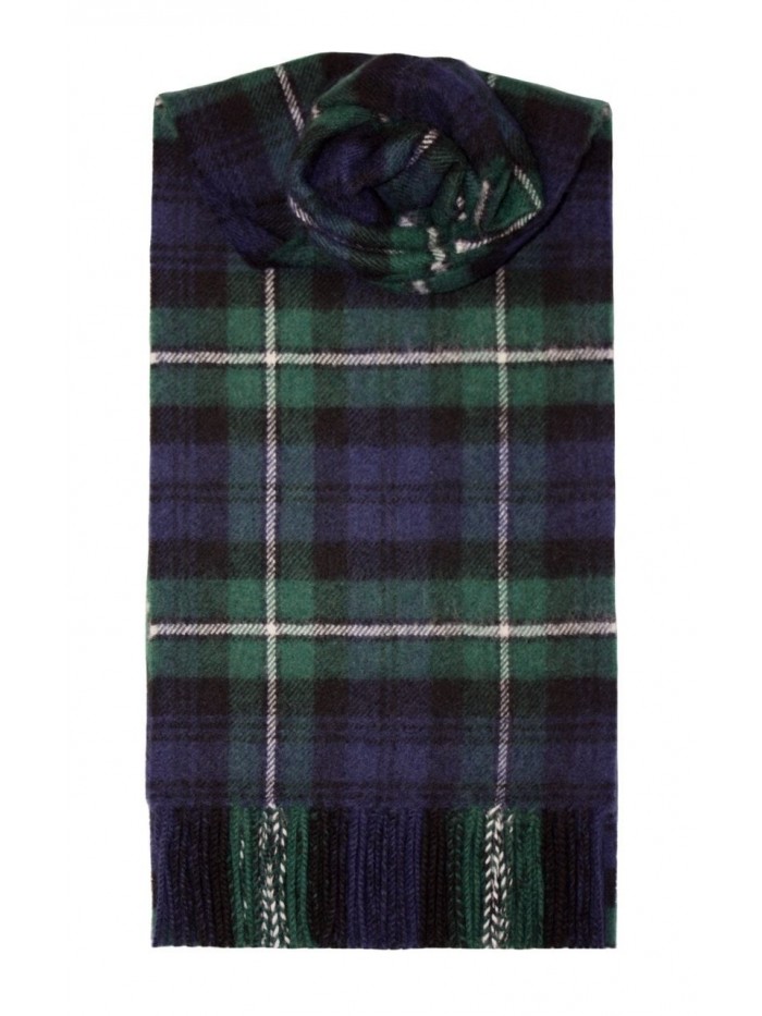 Lochcarron Forbes Tartan Lambswool Scarf - CK115X2RFKZ