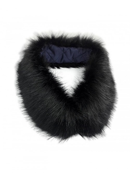 Imitation Faux Fur Long Detachable False Collar Scarf Neck Wrap