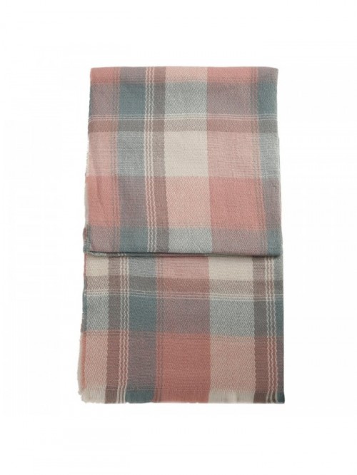UTOVME Women's Soft Plaid Check Scarf Cashmere Wool Feel for Office ...