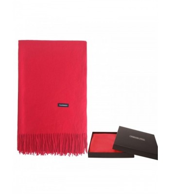 Pattern Different Material Cashmere Pashmina - Red - CQ187K0U3WY