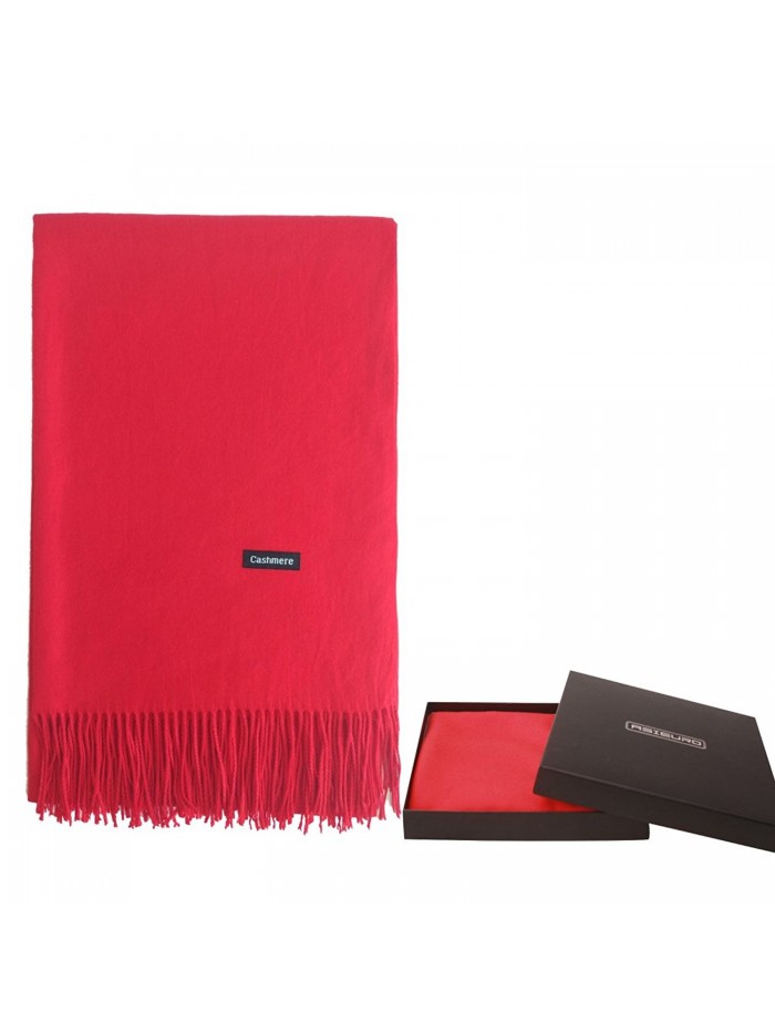 Pattern Different Material Cashmere Pashmina - Red - CQ187K0U3WY