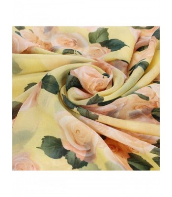 LEERYA Womens Stole Scarves Yellow in Fashion Scarves