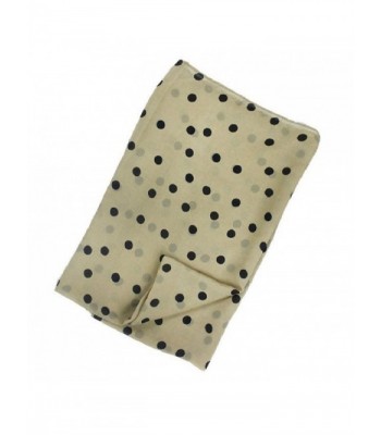 MOKRIL Cotton Silk Chiffon Elegant Polka Dot