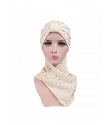 Qhome Fashion Sequined Sleeping Turbante