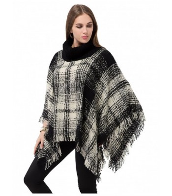 OTIOTI Knitted Pullover Sweater Turtleneck in Wraps & Pashminas