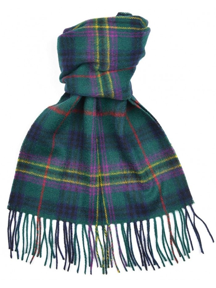 Lambswool Scottish Kennedy Modern Tartan Clan Scarf Gift - CP118SCF8KB