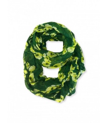 Teejoy Women's Elegant Lightweight Infinity Scarf - Dark Green - CF12LNWQWMZ