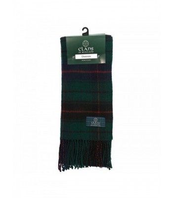 Clans Of Scotland Pure New Wool Scottish Tartan Scarf Davidson (One Size) - CT123H48TGJ