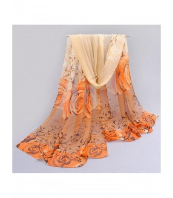 LEERYA Beautiful Pattern Chiffon Scarves