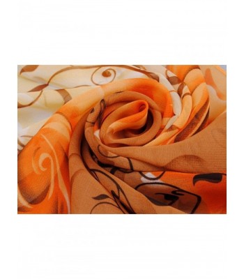 LEERYA Beautiful Pattern Chiffon Scarves in Fashion Scarves