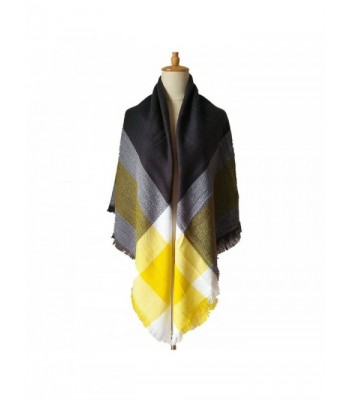 Scarf Fashionable Womens Muffler Yellow