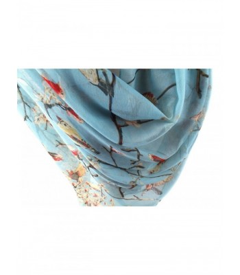GERINLY Lightweight Floral Spring Season in Fashion Scarves