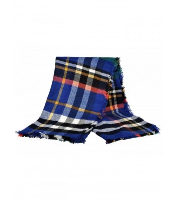 LIYZU Womens Tassels Tartan Gorgeous in Fashion Scarves