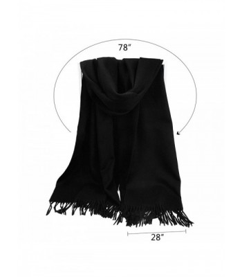 Lambswool Winter Scarf Tassels Oversized in Fashion Scarves